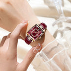 POEDAGAR Luxury High Quality Women Wristwatch Waterproof Date Rectangle Watch For Woman Leather Quartz Women's Watches Reloj+Box