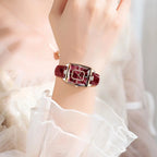 POEDAGAR Luxury High Quality Women Wristwatch Waterproof Date Rectangle Watch For Woman Leather Quartz Women's Watches Reloj+Box